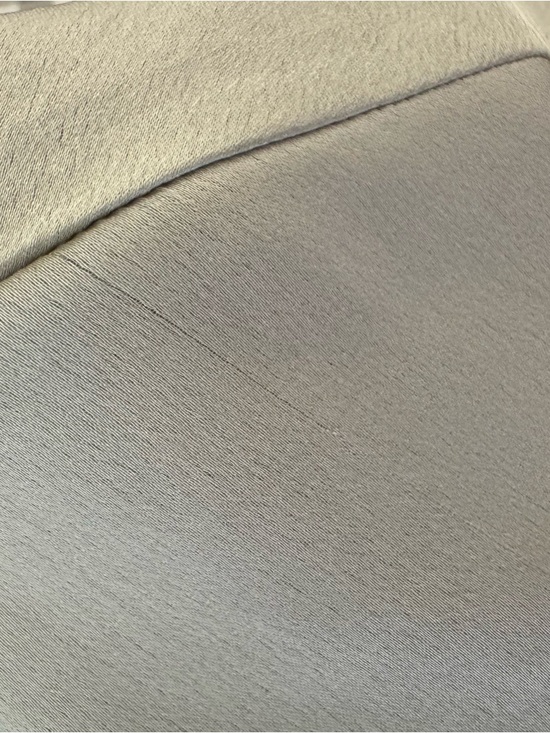 Zara Embroidered Mini Dress Pearl Gray XS Beaded V-Neck - Picture 12 of 15